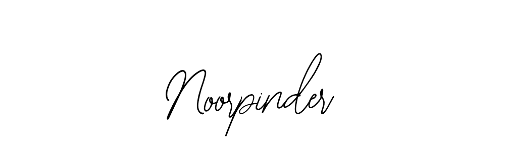 How to make Noorpinder signature? Bearetta-2O07w is a professional autograph style. Create handwritten signature for Noorpinder name. Noorpinder signature style 12 images and pictures png