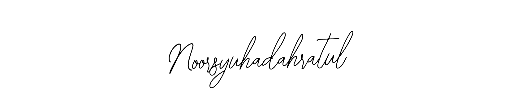 It looks lik you need a new signature style for name Noorsyuhadahratul. Design unique handwritten (Bearetta-2O07w) signature with our free signature maker in just a few clicks. Noorsyuhadahratul signature style 12 images and pictures png