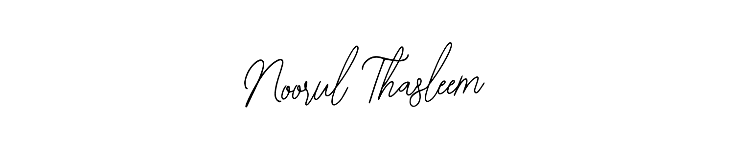 How to make Noorul Thasleem signature? Bearetta-2O07w is a professional autograph style. Create handwritten signature for Noorul Thasleem name. Noorul Thasleem signature style 12 images and pictures png