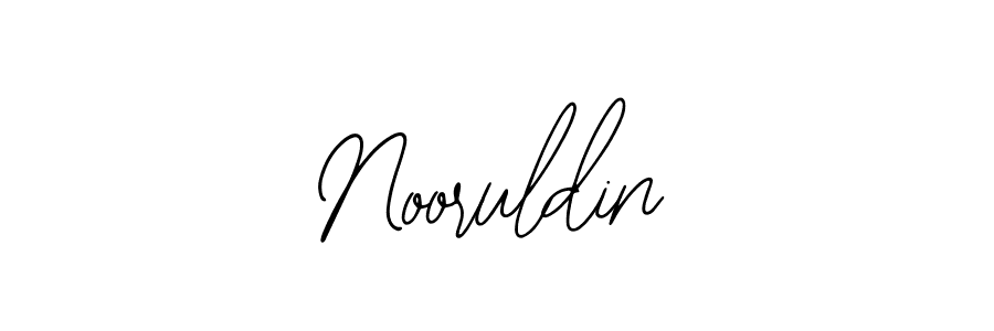 Bearetta-2O07w is a professional signature style that is perfect for those who want to add a touch of class to their signature. It is also a great choice for those who want to make their signature more unique. Get Nooruldin name to fancy signature for free. Nooruldin signature style 12 images and pictures png