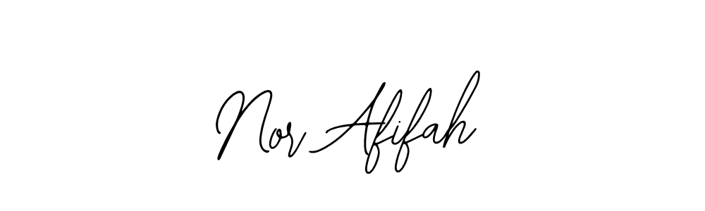 Also You can easily find your signature by using the search form. We will create Nor Afifah name handwritten signature images for you free of cost using Bearetta-2O07w sign style. Nor Afifah signature style 12 images and pictures png