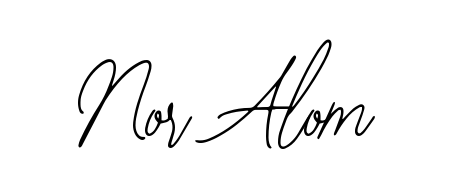 Design your own signature with our free online signature maker. With this signature software, you can create a handwritten (Bearetta-2O07w) signature for name Nor Alom. Nor Alom signature style 12 images and pictures png