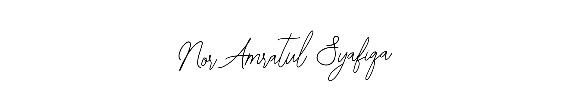 Nor Amratul Syafiqa stylish signature style. Best Handwritten Sign (Bearetta-2O07w) for my name. Handwritten Signature Collection Ideas for my name Nor Amratul Syafiqa. Nor Amratul Syafiqa signature style 12 images and pictures png