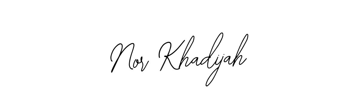 Best and Professional Signature Style for Nor Khadijah. Bearetta-2O07w Best Signature Style Collection. Nor Khadijah signature style 12 images and pictures png