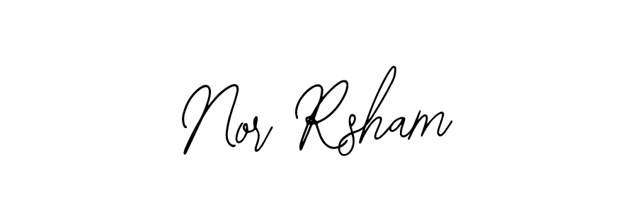 Best and Professional Signature Style for Nor Rsham. Bearetta-2O07w Best Signature Style Collection. Nor Rsham signature style 12 images and pictures png