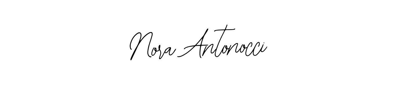 You should practise on your own different ways (Bearetta-2O07w) to write your name (Nora Antonocci) in signature. don't let someone else do it for you. Nora Antonocci signature style 12 images and pictures png