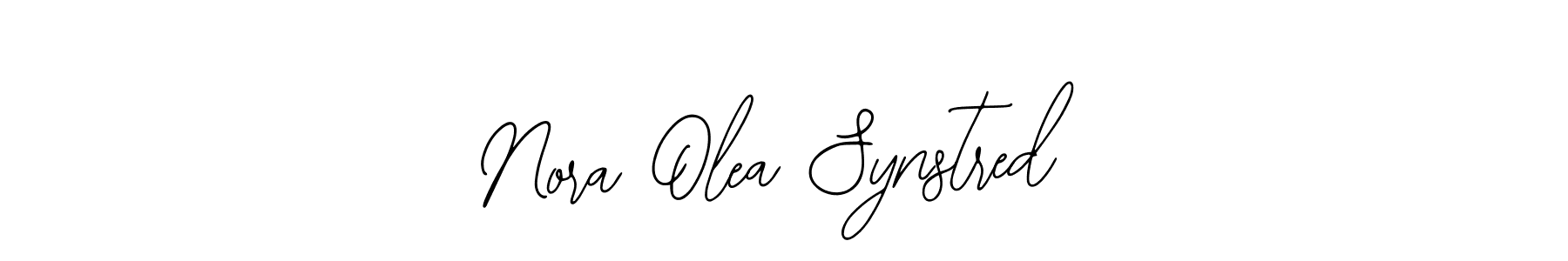 Nora Olea Synstred stylish signature style. Best Handwritten Sign (Bearetta-2O07w) for my name. Handwritten Signature Collection Ideas for my name Nora Olea Synstred. Nora Olea Synstred signature style 12 images and pictures png