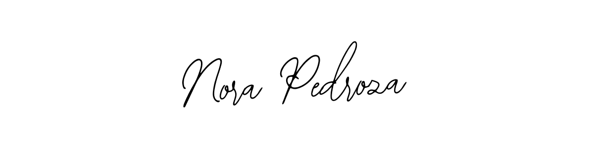 You should practise on your own different ways (Bearetta-2O07w) to write your name (Nora Pedroza) in signature. don't let someone else do it for you. Nora Pedroza signature style 12 images and pictures png