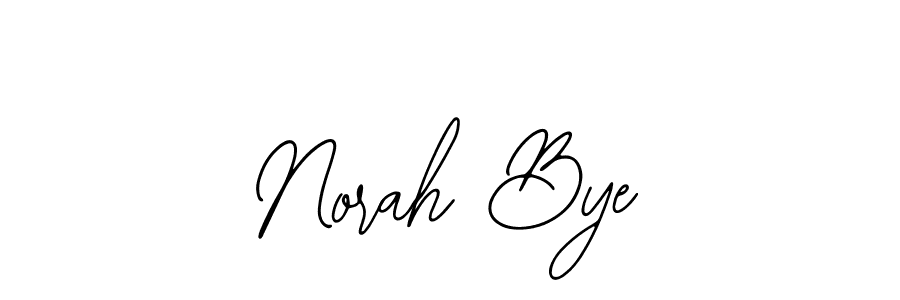 How to make Norah Bye signature? Bearetta-2O07w is a professional autograph style. Create handwritten signature for Norah Bye name. Norah Bye signature style 12 images and pictures png