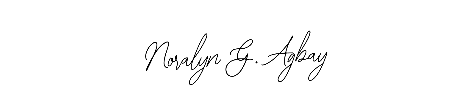 Noralyn G. Agbay stylish signature style. Best Handwritten Sign (Bearetta-2O07w) for my name. Handwritten Signature Collection Ideas for my name Noralyn G. Agbay. Noralyn G. Agbay signature style 12 images and pictures png