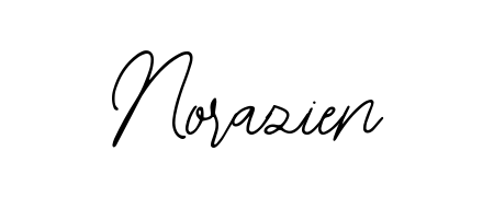 A dynamic signature style for Norazien using Bearetta-2O07w script. Designed to look authentic, handwritten, and professional. Norazien signature style 12 images and pictures png