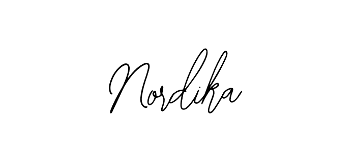 Also we have Nordika name is the best signature style. Create professional handwritten signature collection using Bearetta-2O07w autograph style. Nordika signature style 12 images and pictures png