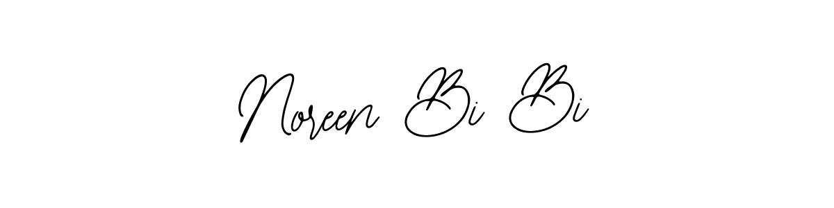 You should practise on your own different ways (Bearetta-2O07w) to write your name (Noreen Bi Bi) in signature. don't let someone else do it for you. Noreen Bi Bi signature style 12 images and pictures png