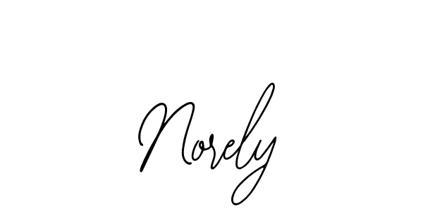 You should practise on your own different ways (Bearetta-2O07w) to write your name (Norely) in signature. don't let someone else do it for you. Norely signature style 12 images and pictures png