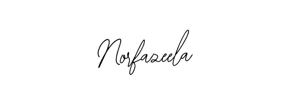 Make a beautiful signature design for name Norfazeela. With this signature (Bearetta-2O07w) style, you can create a handwritten signature for free. Norfazeela signature style 12 images and pictures png