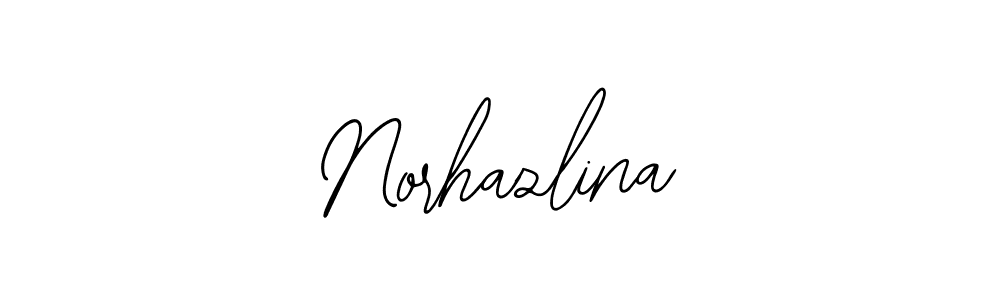 How to make Norhazlina signature? Bearetta-2O07w is a professional autograph style. Create handwritten signature for Norhazlina name. Norhazlina signature style 12 images and pictures png