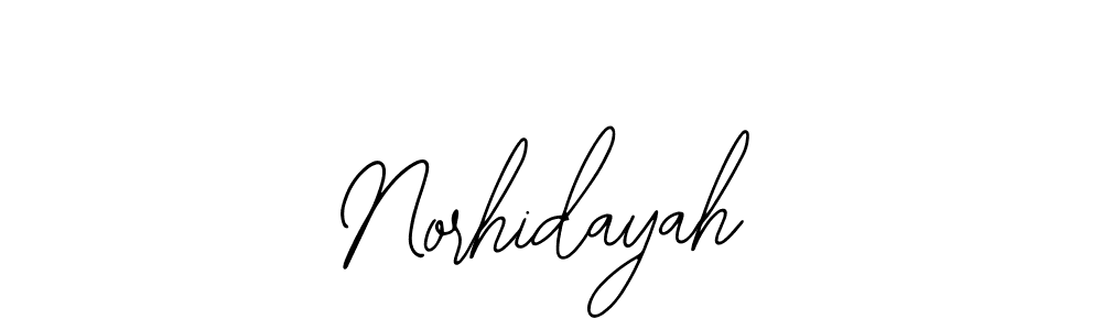 Use a signature maker to create a handwritten signature online. With this signature software, you can design (Bearetta-2O07w) your own signature for name Norhidayah. Norhidayah signature style 12 images and pictures png