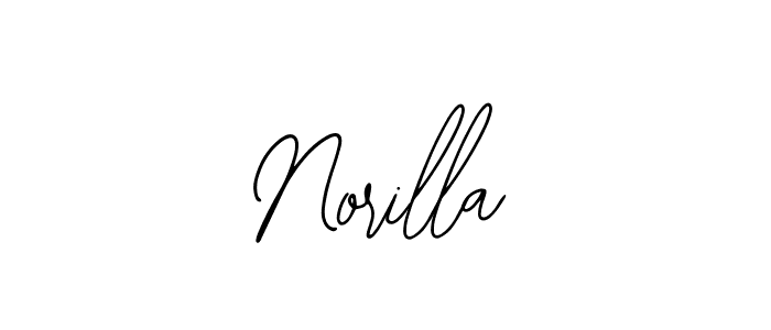 How to make Norilla signature? Bearetta-2O07w is a professional autograph style. Create handwritten signature for Norilla name. Norilla signature style 12 images and pictures png
