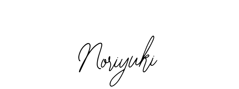 Design your own signature with our free online signature maker. With this signature software, you can create a handwritten (Bearetta-2O07w) signature for name Noriyuki. Noriyuki signature style 12 images and pictures png