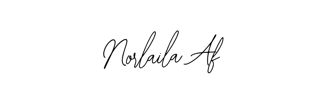 Create a beautiful signature design for name Norlaila Af. With this signature (Bearetta-2O07w) fonts, you can make a handwritten signature for free. Norlaila Af signature style 12 images and pictures png