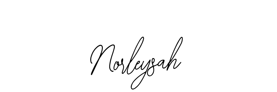 Bearetta-2O07w is a professional signature style that is perfect for those who want to add a touch of class to their signature. It is also a great choice for those who want to make their signature more unique. Get Norleysah name to fancy signature for free. Norleysah signature style 12 images and pictures png
