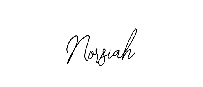 You should practise on your own different ways (Bearetta-2O07w) to write your name (Norsiah) in signature. don't let someone else do it for you. Norsiah signature style 12 images and pictures png