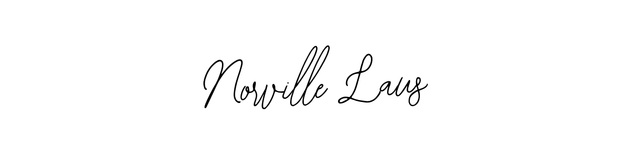 Norville Laus stylish signature style. Best Handwritten Sign (Bearetta-2O07w) for my name. Handwritten Signature Collection Ideas for my name Norville Laus. Norville Laus signature style 12 images and pictures png