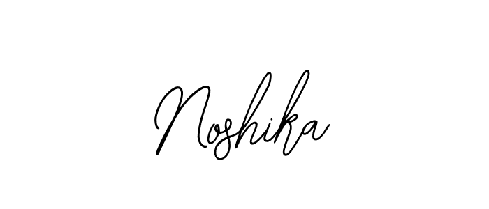 Bearetta-2O07w is a professional signature style that is perfect for those who want to add a touch of class to their signature. It is also a great choice for those who want to make their signature more unique. Get Noshika name to fancy signature for free. Noshika signature style 12 images and pictures png