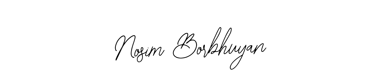 if you are searching for the best signature style for your name Nosim Borbhuyan. so please give up your signature search. here we have designed multiple signature styles  using Bearetta-2O07w. Nosim Borbhuyan signature style 12 images and pictures png