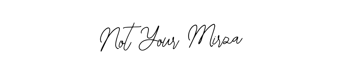 The best way (Bearetta-2O07w) to make a short signature is to pick only two or three words in your name. The name Not Your Mirza include a total of six letters. For converting this name. Not Your Mirza signature style 12 images and pictures png