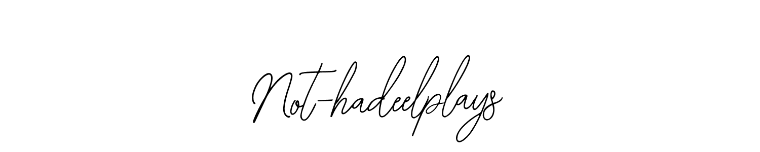 Also we have Not-hadeelplays name is the best signature style. Create professional handwritten signature collection using Bearetta-2O07w autograph style. Not-hadeelplays signature style 12 images and pictures png