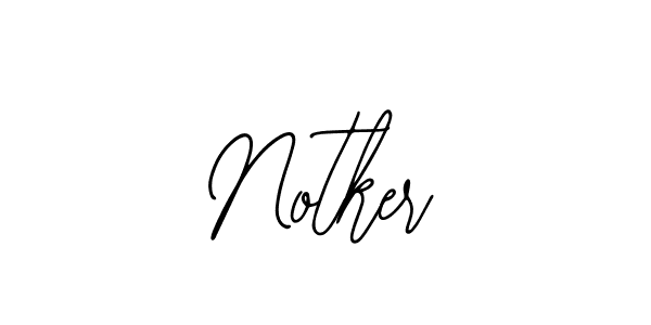 Notker stylish signature style. Best Handwritten Sign (Bearetta-2O07w) for my name. Handwritten Signature Collection Ideas for my name Notker. Notker signature style 12 images and pictures png