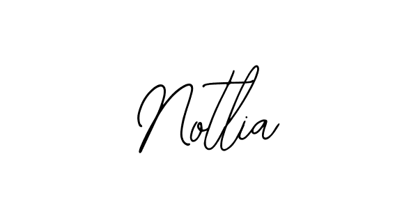 Best and Professional Signature Style for Notlia. Bearetta-2O07w Best Signature Style Collection. Notlia signature style 12 images and pictures png