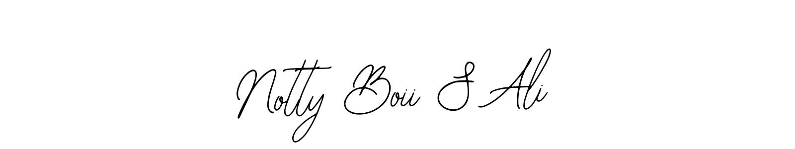 Notty Boii S Ali stylish signature style. Best Handwritten Sign (Bearetta-2O07w) for my name. Handwritten Signature Collection Ideas for my name Notty Boii S Ali. Notty Boii S Ali signature style 12 images and pictures png