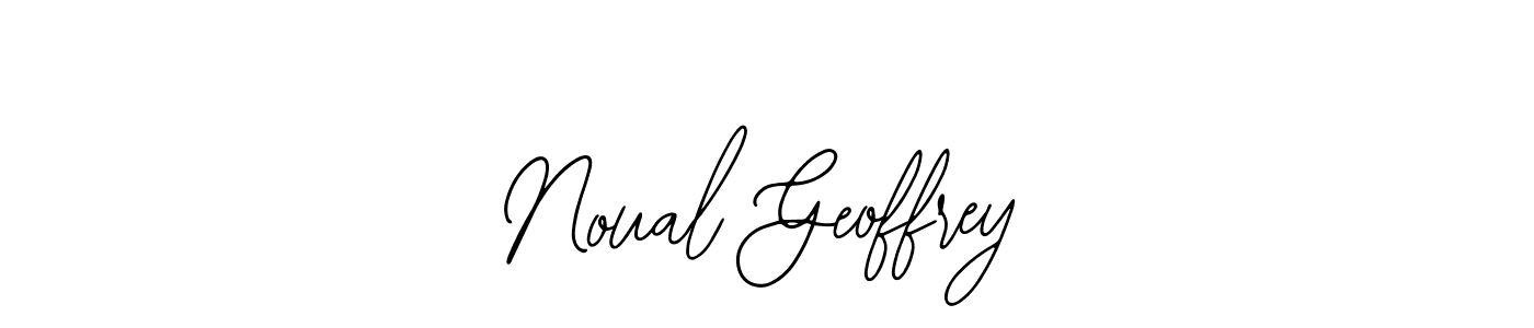 The best way (Bearetta-2O07w) to make a short signature is to pick only two or three words in your name. The name Noual Geoffrey include a total of six letters. For converting this name. Noual Geoffrey signature style 12 images and pictures png