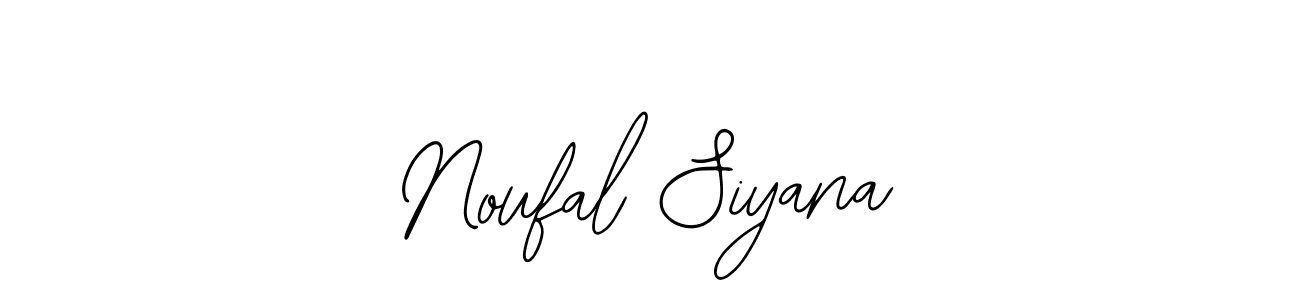 Use a signature maker to create a handwritten signature online. With this signature software, you can design (Bearetta-2O07w) your own signature for name Noufal Siyana. Noufal Siyana signature style 12 images and pictures png