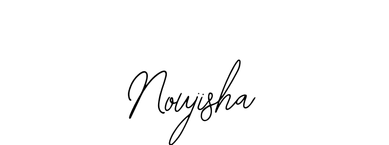 Design your own signature with our free online signature maker. With this signature software, you can create a handwritten (Bearetta-2O07w) signature for name Noujisha. Noujisha signature style 12 images and pictures png