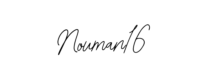 How to make Nouman16 name signature. Use Bearetta-2O07w style for creating short signs online. This is the latest handwritten sign. Nouman16 signature style 12 images and pictures png