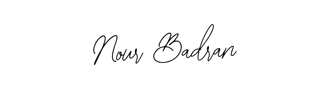 Nour Badran stylish signature style. Best Handwritten Sign (Bearetta-2O07w) for my name. Handwritten Signature Collection Ideas for my name Nour Badran. Nour Badran signature style 12 images and pictures png