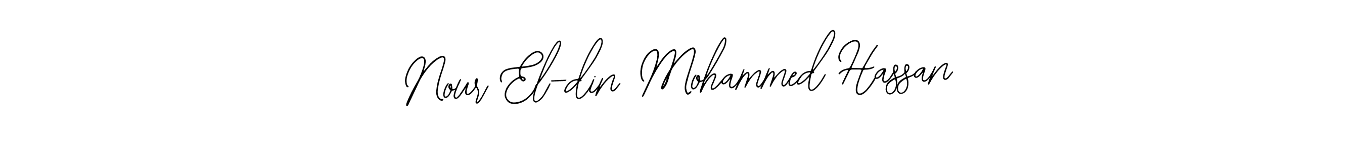 Nour El-din Mohammed Hassan stylish signature style. Best Handwritten Sign (Bearetta-2O07w) for my name. Handwritten Signature Collection Ideas for my name Nour El-din Mohammed Hassan. Nour El-din Mohammed Hassan signature style 12 images and pictures png