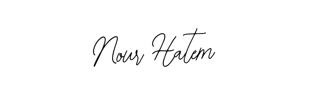 How to make Nour Hatem signature? Bearetta-2O07w is a professional autograph style. Create handwritten signature for Nour Hatem name. Nour Hatem signature style 12 images and pictures png
