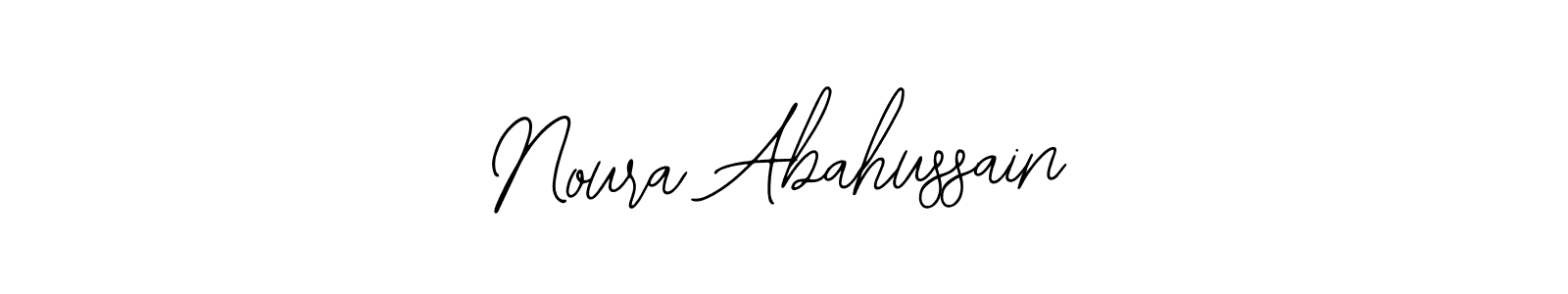 The best way (Bearetta-2O07w) to make a short signature is to pick only two or three words in your name. The name Noura Abahussain include a total of six letters. For converting this name. Noura Abahussain signature style 12 images and pictures png