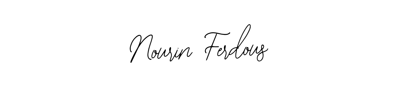 Use a signature maker to create a handwritten signature online. With this signature software, you can design (Bearetta-2O07w) your own signature for name Nourin Ferdous. Nourin Ferdous signature style 12 images and pictures png