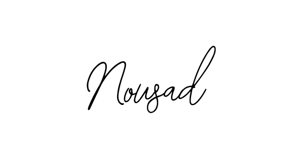 Make a short Nousad signature style. Manage your documents anywhere anytime using Bearetta-2O07w. Create and add eSignatures, submit forms, share and send files easily. Nousad signature style 12 images and pictures png