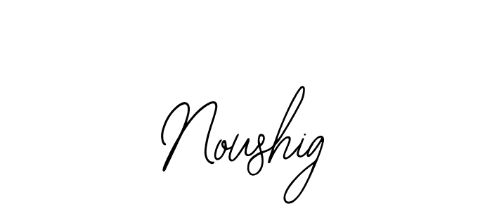 Design your own signature with our free online signature maker. With this signature software, you can create a handwritten (Bearetta-2O07w) signature for name Noushig. Noushig signature style 12 images and pictures png