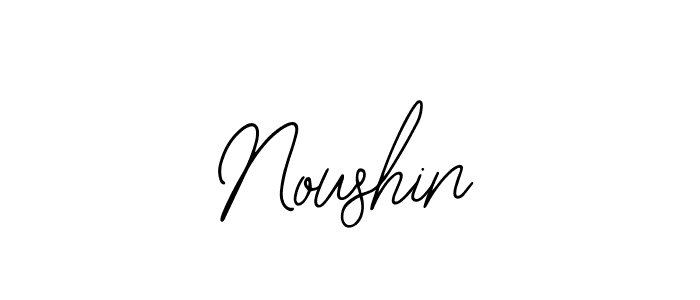 You should practise on your own different ways (Bearetta-2O07w) to write your name (Noushin) in signature. don't let someone else do it for you. Noushin signature style 12 images and pictures png