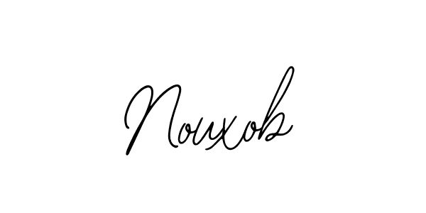 Make a beautiful signature design for name Nouxob. With this signature (Bearetta-2O07w) style, you can create a handwritten signature for free. Nouxob signature style 12 images and pictures png