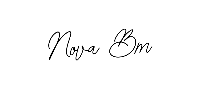 Make a beautiful signature design for name Nova Bm. Use this online signature maker to create a handwritten signature for free. Nova Bm signature style 12 images and pictures png