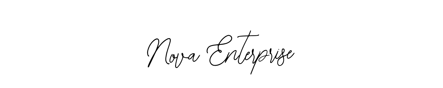You should practise on your own different ways (Bearetta-2O07w) to write your name (Nova Enterprise) in signature. don't let someone else do it for you. Nova Enterprise signature style 12 images and pictures png