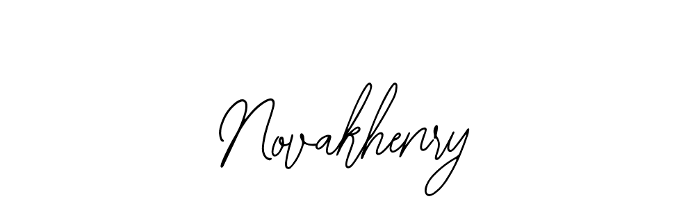 if you are searching for the best signature style for your name Novakhenry. so please give up your signature search. here we have designed multiple signature styles  using Bearetta-2O07w. Novakhenry signature style 12 images and pictures png